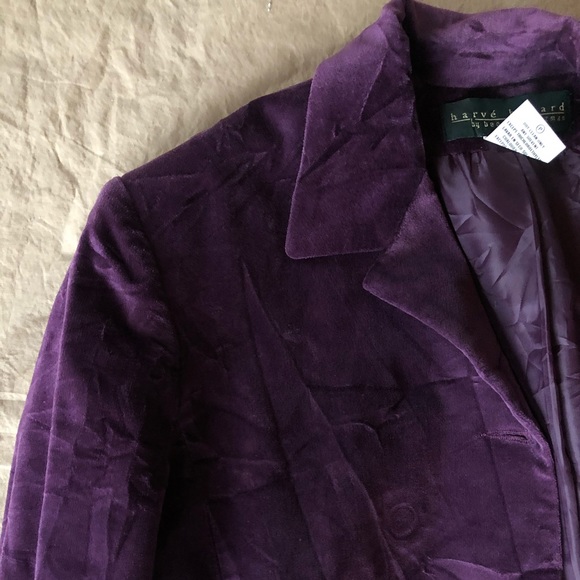 Purple Velvet Blazer - Picture 8 of 8